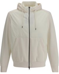 Herno - Zip-Up Drawstring Hooded Jacket - Lyst
