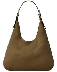 MICHAEL Michael Kors - Nolita Large Nubuck Hobo Shoulder Bag - Lyst