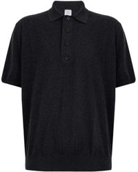 Eleventy - Short-Sleeve Button Polo Shirt - Lyst