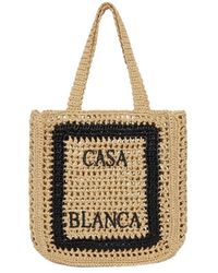 CASABLANCA - Logo-Graphic Tote Bag - Lyst