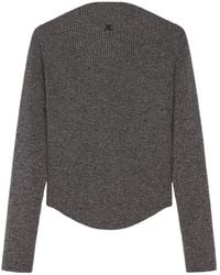 Courreges - Ribbed-Knit Sweater - Lyst