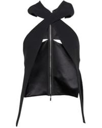 Maticevski - Cross Leaf Halterneck Cutout Top - Lyst