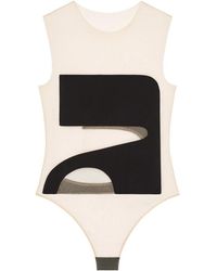 Courreges - Courrèges Cut-Out Detailed Bodysuit - Lyst