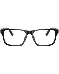Emporio Armani - Rectangle-Frame Glasses - Lyst