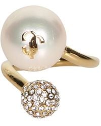 Jimmy Choo - Embellished Auri Ring - Lyst