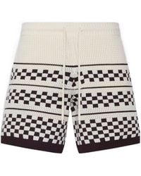 Amiri - Checked Mesh Shorts - Lyst