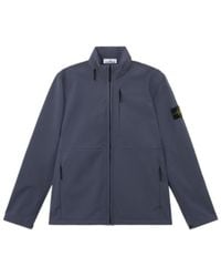 Stone Island - Stand Collar Jacket With Wind- And Water-Resistant Membrane - Lyst