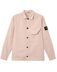 Stone Island - Comfort-Fit Overshirt With Chest Pocket - Lyst