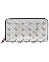 Christian Louboutin - Studded Zip Wallet - Lyst