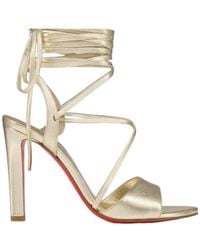 Christian Louboutin - Fanny Randa Lace-Up Heeled Sandals - Lyst