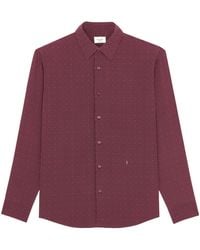 Saint Laurent - Cassandre Dotted Shirt - Lyst