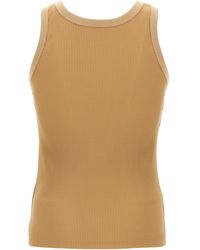 Fendi ロゴパターン タンクトップ Fendi Ff Logo Tank Top In Yellow - 10% Off | Editorialist