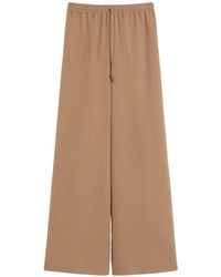 Max Mara - Drawstring Palazzo Pants - Lyst