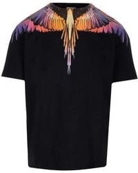 Marcelo Burlon - Graphic-Print Organic Cotton T-Shirt - Lyst