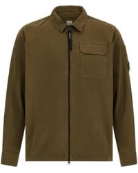 C.P. Company - Lens Zipped Shirt - Lyst