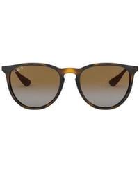 Ray-Ban - Chris Round Frame Sunglasses - Lyst