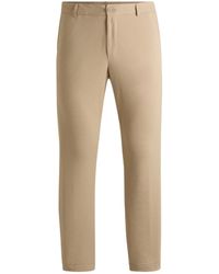 BOSS - Boss Stretch Seersucker Washable Formal Trousers - Lyst