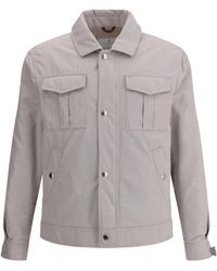 Brunello Cucinelli - Padded Flap-Pocket Jacket - Lyst