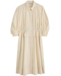 Moncler - Cotton-Poplin Midi Shirt Dress - Lyst