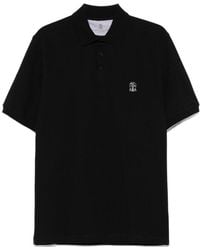 Brunello Cucinelli - Collared Short-Sleeve Polo Shirt - Lyst