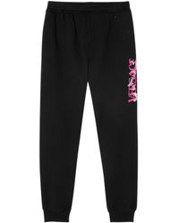 Versace - Logo Printed High Waist Track Pants - Lyst