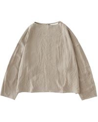 Studio Nicholson - Long Sleeve Boxy Top - Lyst