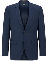 BOSS - Single-Breasted Suit Jacket - Lyst