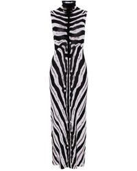 The Attico - Intarsia Knit Dress - Lyst
