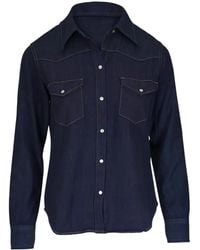 Nili Lotan - Long-Sleeve Shirt With A Chest Pocket - Lyst