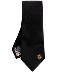Paul Smith - Floral-Embroidered Tie - Lyst