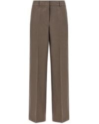 Peserico - Straight-Leg Tailored Trousers - Lyst