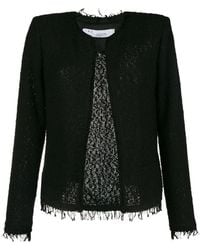 IRO - Shavani Crewneck Fringed Jacket - Lyst