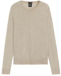 BOSS - Crew-Neck Sweater - Lyst