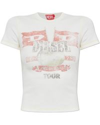 DIESEL - World Tour Slim T-Shirt - Lyst