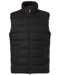 Herno - Down-Paneled Silk And Cashmere Vest - Lyst