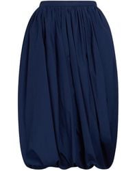 Marni - Gathered-Detailed High-Waisted Midi Skirt - Lyst