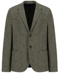 Harris Wharf London - Herringbone-Knit Blazer - Lyst