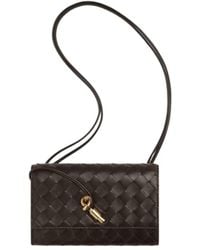 Bottega Veneta - Andiamo Foldover Top Shoulder Bag - Lyst