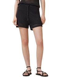 AllSaints - Paloma Drawstring Knit Shorts - Lyst