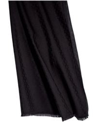Gucci - Gg Wool Silk Jacquard Stole - Lyst