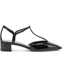 Aquazzura - Patent Leather T-Strap High Heels - Lyst