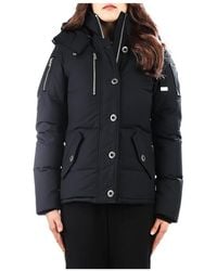 Moose Knuckles - Long-Sleeved Hooded Down Jacket - Lyst