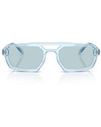 Emporio Armani - Irregular Frame Sunglasses - Lyst
