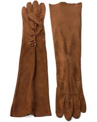 Prada - Full-Finger Long Gloves - Lyst