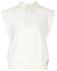 Issey Miyake - Sleeveless Shirt - Lyst