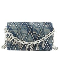 DIESEL - Quilted Wallet On Chain Shoulder Bag - Lyst