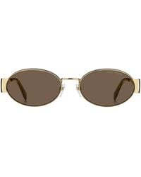 Marc Jacobs - Eyewear Oval Frame Sunglasses - Lyst