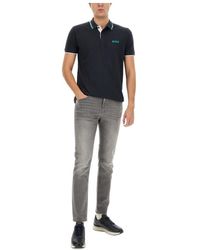 BOSS - Logo-Embroidered Polo Shirt - Lyst