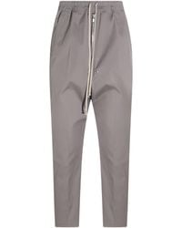 Rick Owens - Elastic-Waist Zip Detail Pants - Lyst