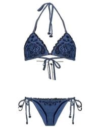 Zimmermann - Embroidered Bikini Two-Piece Set - Lyst